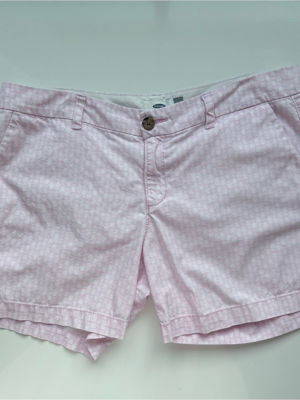 Old Navy Women’s Pink Shorts Cotton Pockets Zipper Sz 10